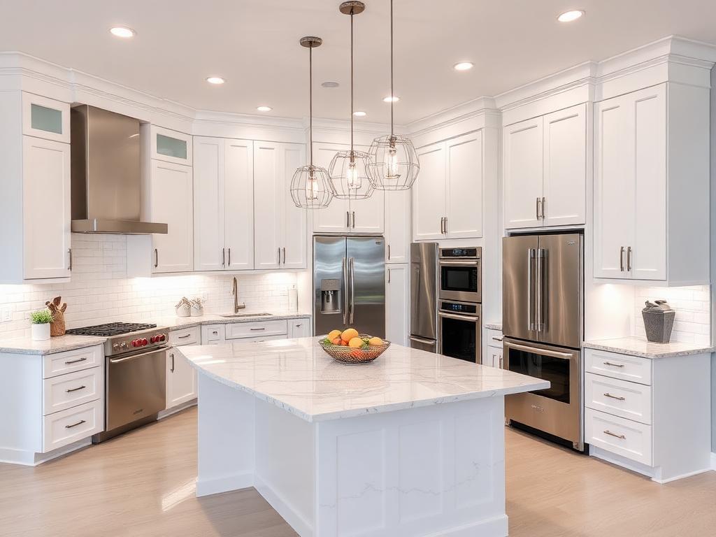Modern kitchen renovation in South Florida home