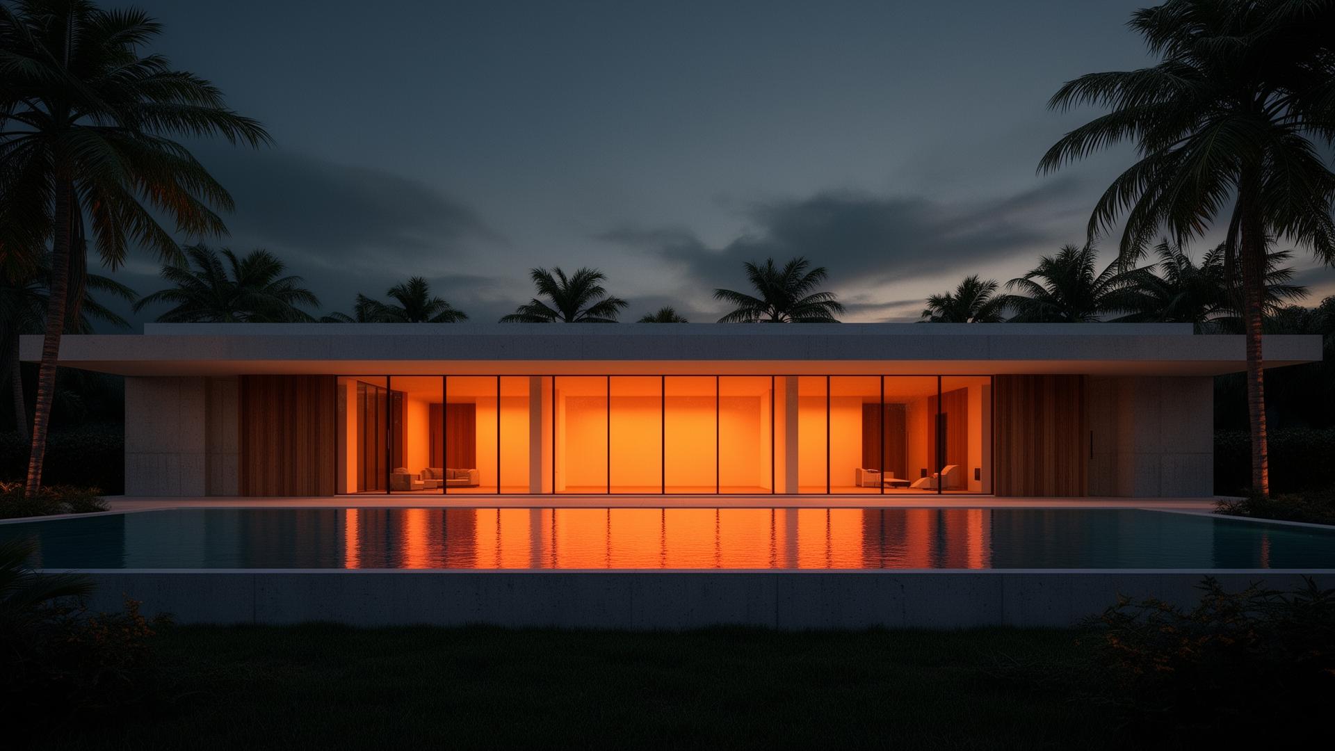 Photoreal Render — modern South Florida home